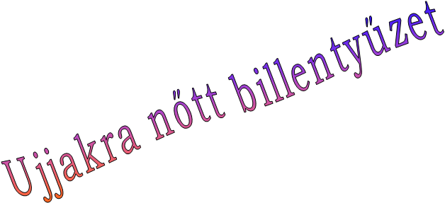 Ujjakra n�tt billenty�zet